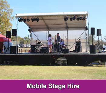 mobile stage hire